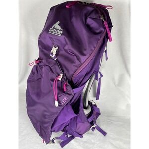 Gregory J28 Purple Hiking Backpack Womens CrossFlo Ventilated Daypack